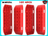 X-BULL Recovery tracks 10T Sand Mud Snow 2 pairs Offroad 4WD 4x4 2pc 91cm Gen 2.0 - red V211-AUEB-XBST001-2
