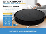 Walkabout iRoom 600 Smart Robot Vacuum and Mop With App-Based Automated Cleaning System V893-I600-VACUUM
