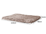 PaWz Dog Mat Pet Calming Bed Memory L Coffee Large PT1139-L-CF