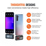 VEVOR Thermal Imaging Camera for Android, 256 x 192 IR Resolution Infrared Thermal Imager with V952-KDSRCXY25619HODHKV0