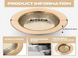 Kitchen Sink Strainer 2 Pack, Stainless Steel Drain Basket Cover Food and Hair Catcher for Kitchen V1189-LC-LY-00131