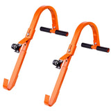 VEVOR Ladder Roof Hook Stabilizer 2 Pack with Wheel Rubber Grip T-Bar Steel V952-TZGG2GFGDSGGV9S52V0