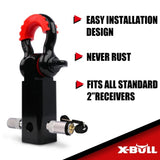 X-BULL Winch Recovery Kit Snatch Strap Off Road 4WD with Recovery Tracks Gen 2.0 Boards RED V211-AUEB-XBRK011ST001V