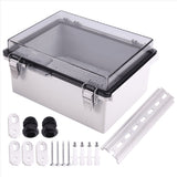 Outdoor WiFi Enclosure Weatherproof Locking Box Waterproof Switch Router 8.7x6.7x4.3inch V1370-AZ4-11634
