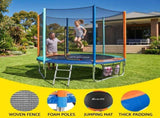Everfit 6FT Kids Trampoline Rebounder with Enclosure Net Storage Bag TRAMPO-C-6FT-MC