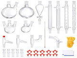 Lab Distillation Kit, 3.3 Boro Lab Glassware Distillation Kit with 24, 40 Joint, 1000ml Essential V952-SYSZLTJJPWW1LEFCIV0