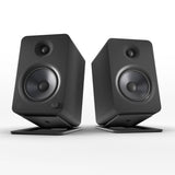 Kanto YU6 200W Powered Bookshelf Speakers with Bluetooth and Phono Preamp - Pair, Matte Black with V398-KO-YU6MB-S6