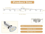 8s LED Tracking Kit, Foldable Ceiling Spoting with Flexibly Rotatable Head, Track V1171-CX-TK8USGU10S