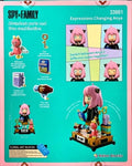 Kalos 31cm Anya Forger Face Changing Building Block Figure Spy X Family V185-KB33001