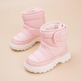 AU9 Kids Anti Slip Warm Winter Snow Boots Suitable for Outdoor Walking Snow Sports Trekking Toddler V1197-XZ-070720
