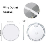 Round LED Anti-Fog Backlit Bathroom Mirror V767-XMR-Y18-938-AU