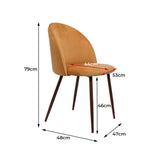 Levede 8x Dining Chairs Seat French CH1037-2-MUX4