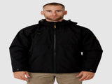 Caterpillar Mens Waterproof Zip Jacket w Hood Chinook CAT Winter Ski in Black - 3XL V563-1310017-016_BLK-3XL