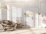 Door Barricade Brackets, Duty Drop Open Bar Holder, Security Door 2x4 Brackets, Adjustable V1366-AZ2-W-20958