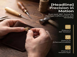 25 Pairs Mini D Ring Handbag Making Accessories - Alloy Hardware Golden 360 Degree Rotatable Ball V1192-AZ-W-21473