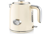 Electric Kettle, 1.7L Stainless Steel Tea Kettle with Temperature Gauge, Water Boiler with LED V1192-AZ-W-11016