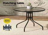 Gardeon Outdoor Dining Set Table and Chairs Patio Garden Furniture Bistro Set FF-STA-DINING-GE