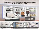 CARLA HOME Pegboard Combination Kit with 4 Pegboards and 18 Accessories Modular Hanging for Wall LSB-36101