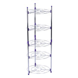 5 Tiers Home Kitchen Pans Pots Storage Rack Durable Metal Wire Shelving Organizer V1294-YM0901-GB-JY03917