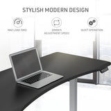 FORTIA Sit To Stand Up Standing Desk, 160x75cm, 72-118cm Electric Height Adjustable, Ergonomically V219-ADKASTFO6KSA