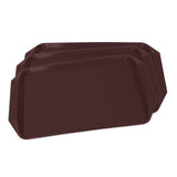 3PCS Colorful Food Tray Rectangle Thickened Binaural Plastic Tray Heat Resistance Stackable V1294-YM0523-3118220042016
