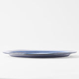 Plate Organic Flat 25.5cm Sapphire Blue Glaze V637-C0762