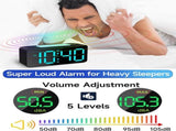 Digital Night Light - Extra Powerful - 7-Color Night Light - Ideal for Heavy Sleepers - Adjustable V1188-MS-313-0663