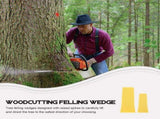 4-Piece Logging Set, Professional Grade, 7.9 x 3.5 Inch Wood Splitting Tools V1366-AZ2-W-13129