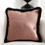 SOGA 50cm Mid-century Style Raised Embroidery Texture Edged Square Throw Pillow FRENCHCUSHION210