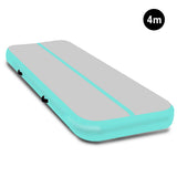 Powertrain 4m x 2m Airtrack Tumbling Mat Gymnastics Exercise Air Track with Pump IFM-0402-GYGN-IFP