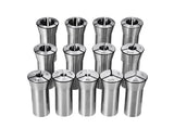 13 pcs Precision R8 Collet Set, 1/8'' - 7/8'', 45 Mill Collet Chuck 0.0012"/30m TIR with 13 V952-R8JT13PCSW00O2D91V0