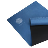 Mandala Yoga Mat Premium Bundle, Includes Yoga Mat 188cm H x 61cm W, Yoga Strap & Steel Hydration V398-MA-494MDB