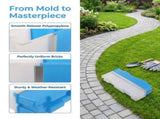 Outdoor Plastic Brick Mold - with Clear Textures, for Decorative Landscaping V1369-AZ3-W-14471