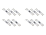 Crack Monitoring Record, 12Pcs Crack Measurement Tool, Crack Width Gauge, Clear Acrylic Corner Crack V1370-AZ4-08295