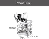 Kitchen utensil holder, stainless steel cutlery rack, sink holder, stainless steel sink organizer, V1259-DP01-BO-274
