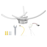 18W 105LED Ceiling Light Arc Ceiling Lamp for Living Room Bedroom Decor AC85265V Warm Light V1294-YM0714-3119210160911