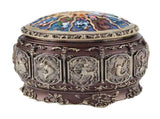 Vintage Music Box with 12 Constellations Rotating Goddess Twinkling LED Light V1294-YM0901-JY20436-10