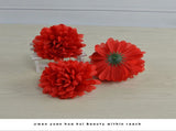 50pcs Artificial Marigold Flowers Fake Flower Heads Garland for Wedding Home Christmas Decor Creamy V1294-YM0714-210910LS03-1