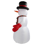 8FT Tall Christmas Inflatable Snowman Christmas Inflatables Outdoor Courtyard Yard V1294-YM0901-3115230124013