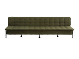 Artiss Sofa Bed, 1.9m 3-Seater Soft Innerspring Adjustable Couch Futon Chair for Apartment Dorm SBED-SPR-VEL8193-GN