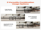 Nesting Coffee Table Set of 2, 600 mm Round Coffee Table, Glass Nesting Tables for Small Place, V952-QTZTBYXKJTT2PVR8P001V0