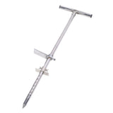 Soil Sampler Probe Stainless Steel Soil Probe with Foot Pedal Ergonomic T Handle Planting Tool V1294-YM0901-3111250010611