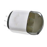 Wall Mounted Chopsticks Holder Dust Prevention 3 Compartments Large Capacity Draining Utensil V1294-YM0626-3118230011312