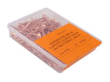 250Pcs Horseshoe Nails Copper Plated Rustproof Equestrian Riding Equipment Pet Supplies 45mm E3 V1294-YM0706-3111230194811