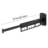 Retractable Folding Hanger, Bay Window Drying Rack, Foldable Clothes Drying Rack, Laundry V1192-AZ-W-15928