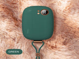 Mini 10000mAh Electric Hand Warmer P-ower B-ank 2 Adjustable Heating Levels/ Screen Display/ Auto V1294-YM0901-H37498GR