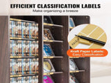 Media Storage Cabinet, 9-layer DVD Shelf Holds up to 756 CDs, Adjustable CD Shelves 27 Compartments, V952-DVDCDCCJKFS2574OVV0