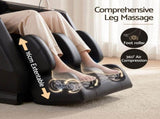 Livemor Flex Massage Chair Full Body with Heat Zero Gravity Recliner, 24 Airbags, Foot Massage, 6 FBMC-E-BAIRD-BK