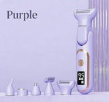 purple Women's Whole Body Electric Hair Removal Device, Painless Hair Removal, Type-C Fast Charging V1232-NSTMJ003