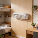 Mini Portable Air Conditioner Personal Quiet Air Cooler Fan with Digital Display Drill Free Wall V1370-AZ4-22735